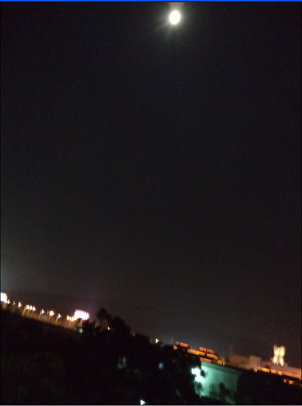 2014年9月8日中秋夜看月亮圆!