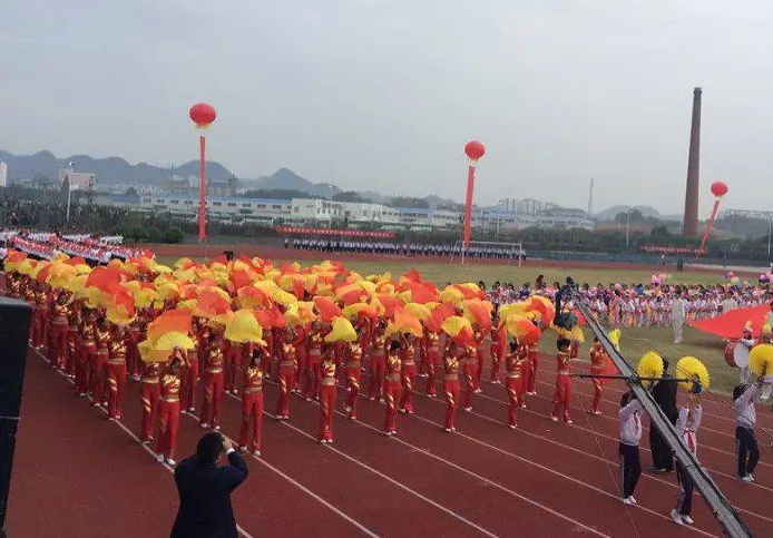 歙县长青中学2014年冬季田径运动会