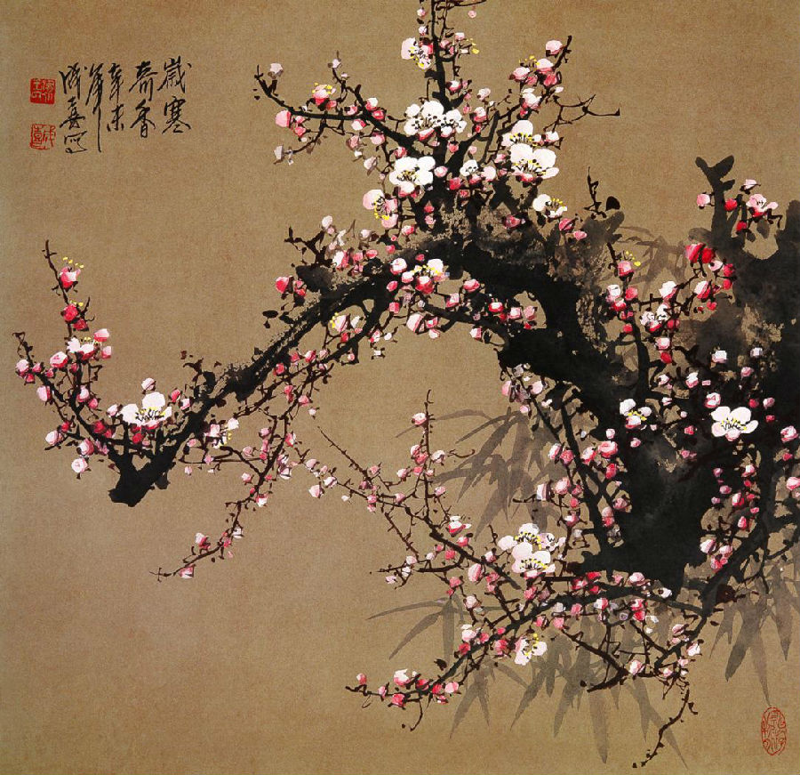 画国画梅花的体会