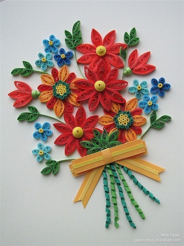 好看的衍纸作品