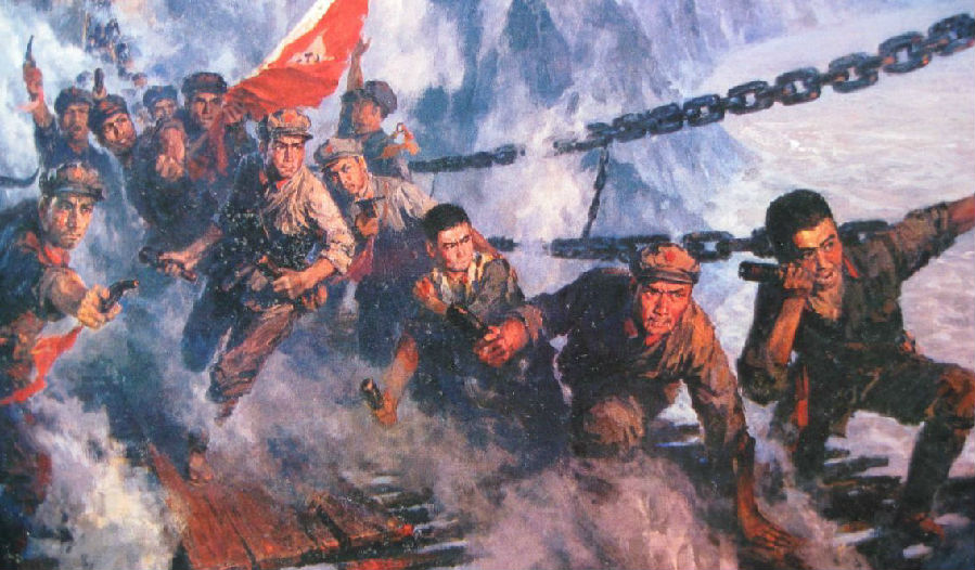 六,突破腊子口:腊子口,是中央红军长征路上跨越的最后天险,周围